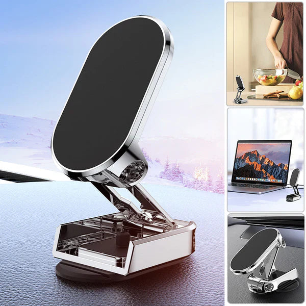 SUPPORT DE TÉLÉPHONE DE VOITURE PLIANT EN MÉTAL