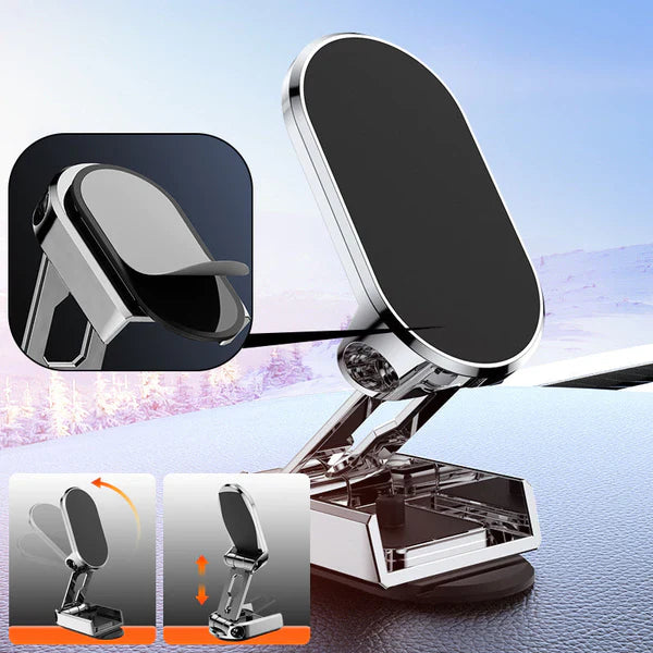 SUPPORT DE TÉLÉPHONE DE VOITURE PLIANT EN MÉTAL