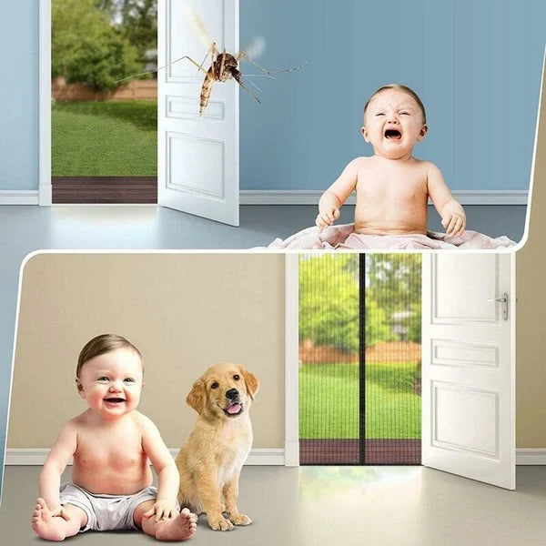 Rideau Moustiquaire Magique: Barrière invisible contre les insectes