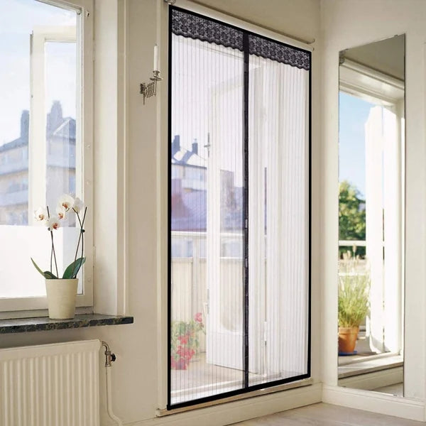 Rideau Moustiquaire Magique: Barrière invisible contre les insectes