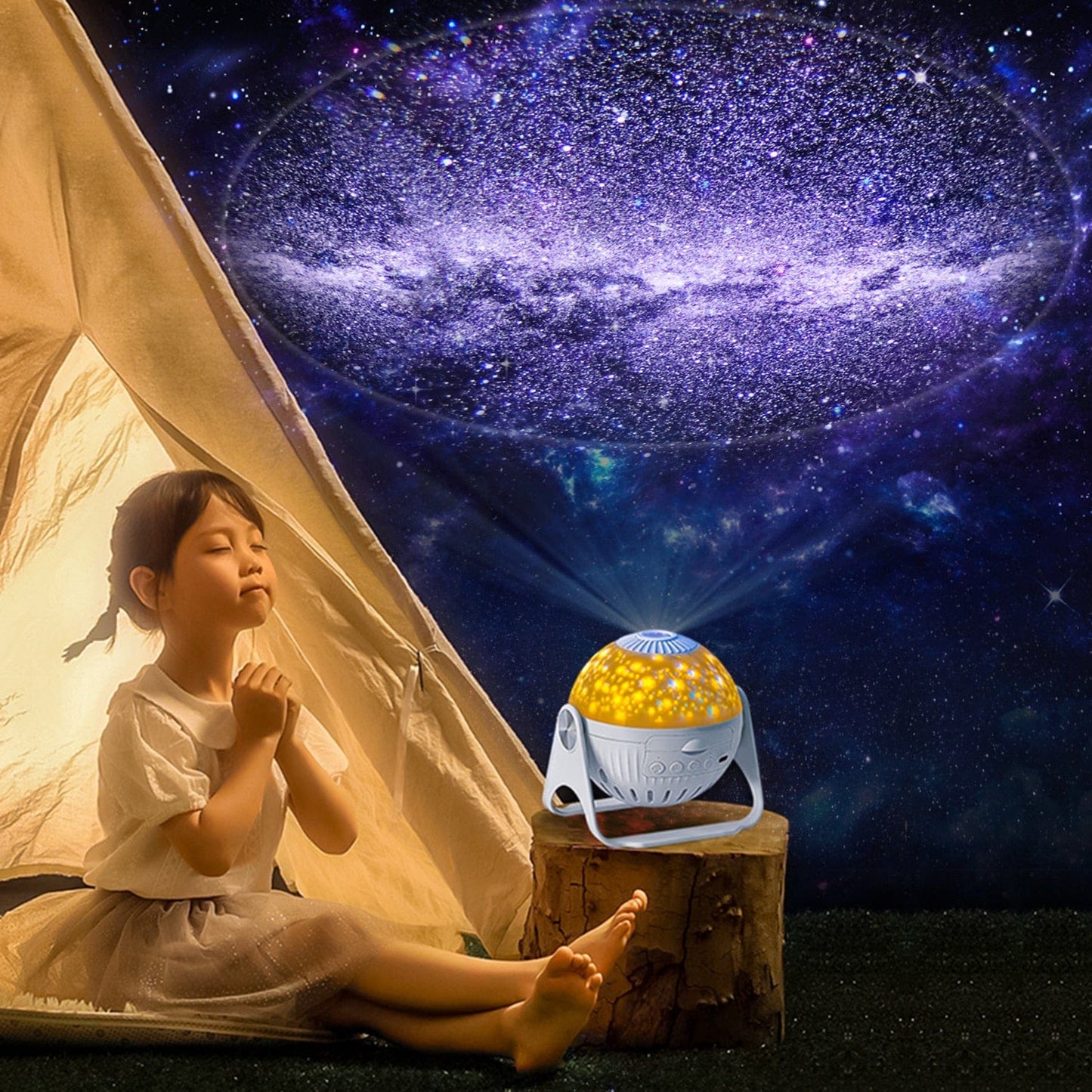 Projecteur Céleste : Une Nuit Étoilée à la Maison