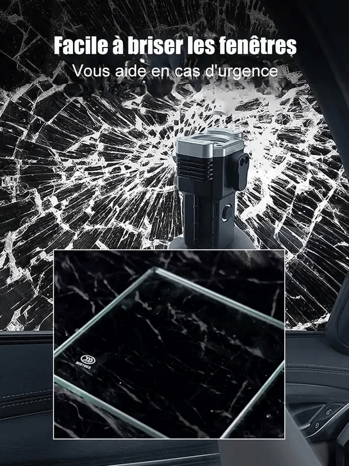 Lampe de Poche à Marteau de Sécurité S007