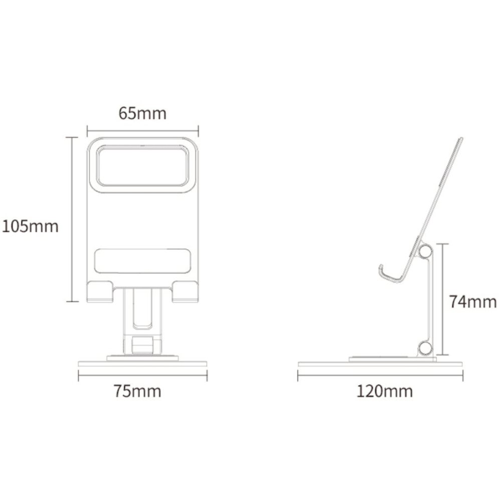 Support de Bureau Mobile 360° pour Téléphone et Tablette : Flexibilité et Confort