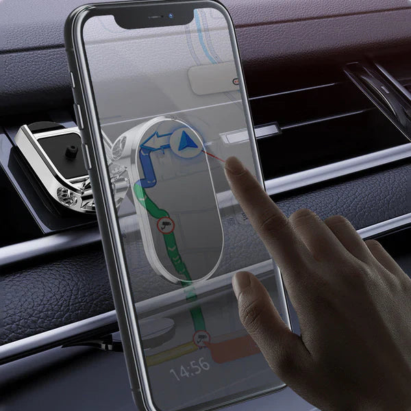 SUPPORT DE TÉLÉPHONE DE VOITURE PLIANT EN MÉTAL