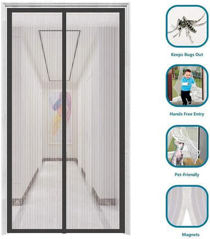 Rideau Moustiquaire Magique: Barrière invisible contre les insectes