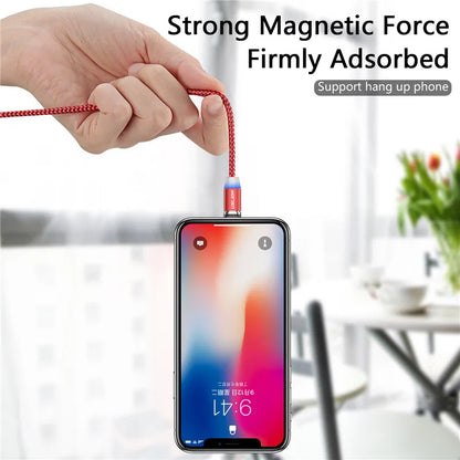Câble de Charge Magnétique 3 en 1
