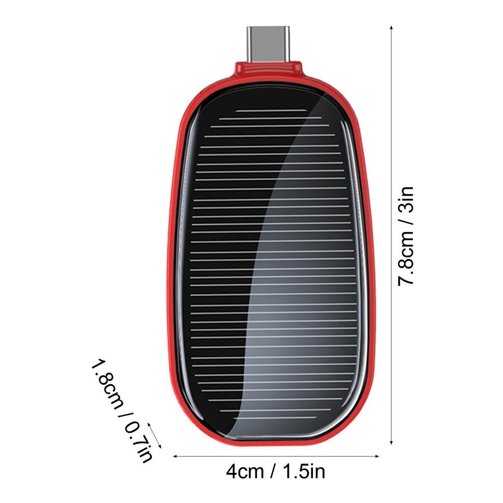 Porte-clés solaire mini-chargeur: votre secours énergétique de poche